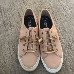 Pink Sperry Topsiders Tennis shoes